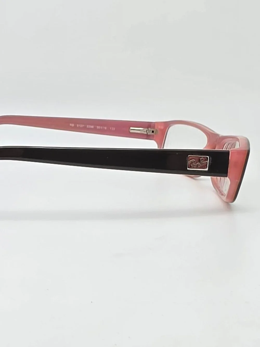 Ray-Ban RB5127 2296 Dark Grey on Pink Kids Eyeglasses Frame w Flexhinge and Case